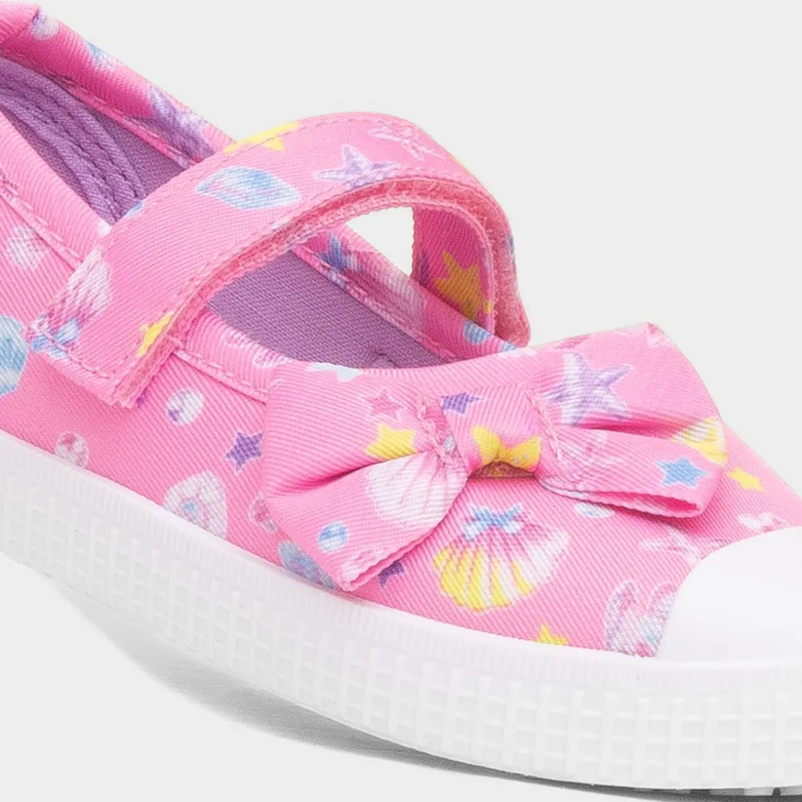 Walkright Claudia Girls Pink Easy Fasten Canvas