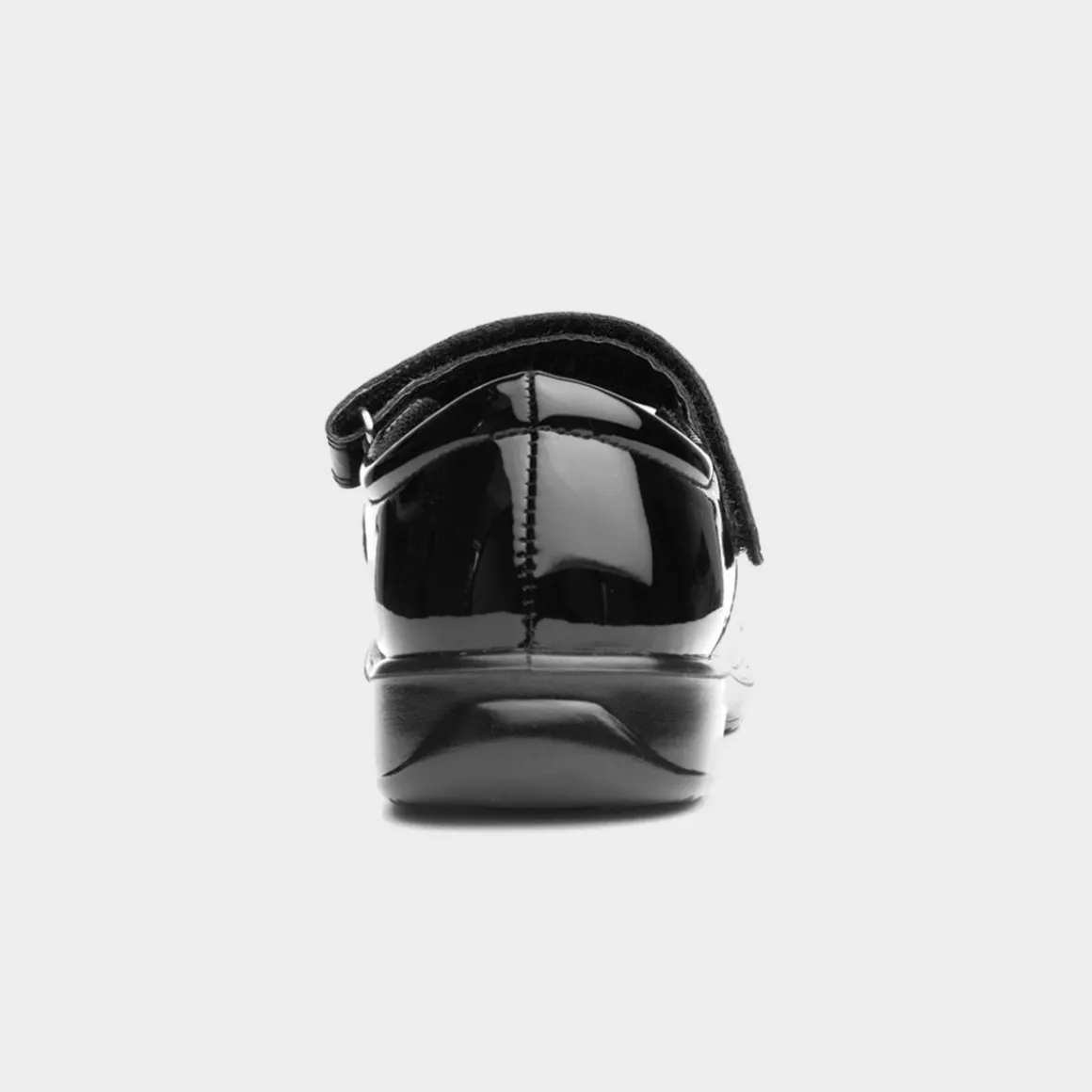 Walkright Cleo Girls Black Patent Shoe