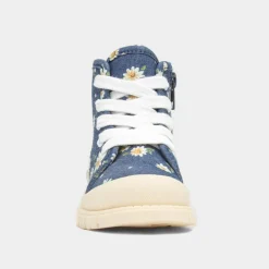 Walkright Coniston Girls Flower Print Ankle Boot