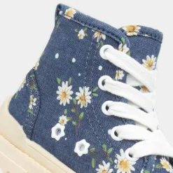 Walkright Coniston Girls Flower Print Ankle Boot