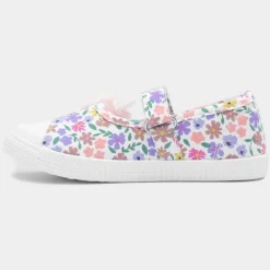 Walkright Corrine Girls Multi Floral Print Canvas