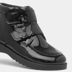Walkright Demon Girls Black Patent Boot