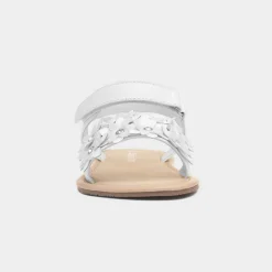 Walkright Faron Girls White Flower Sandal