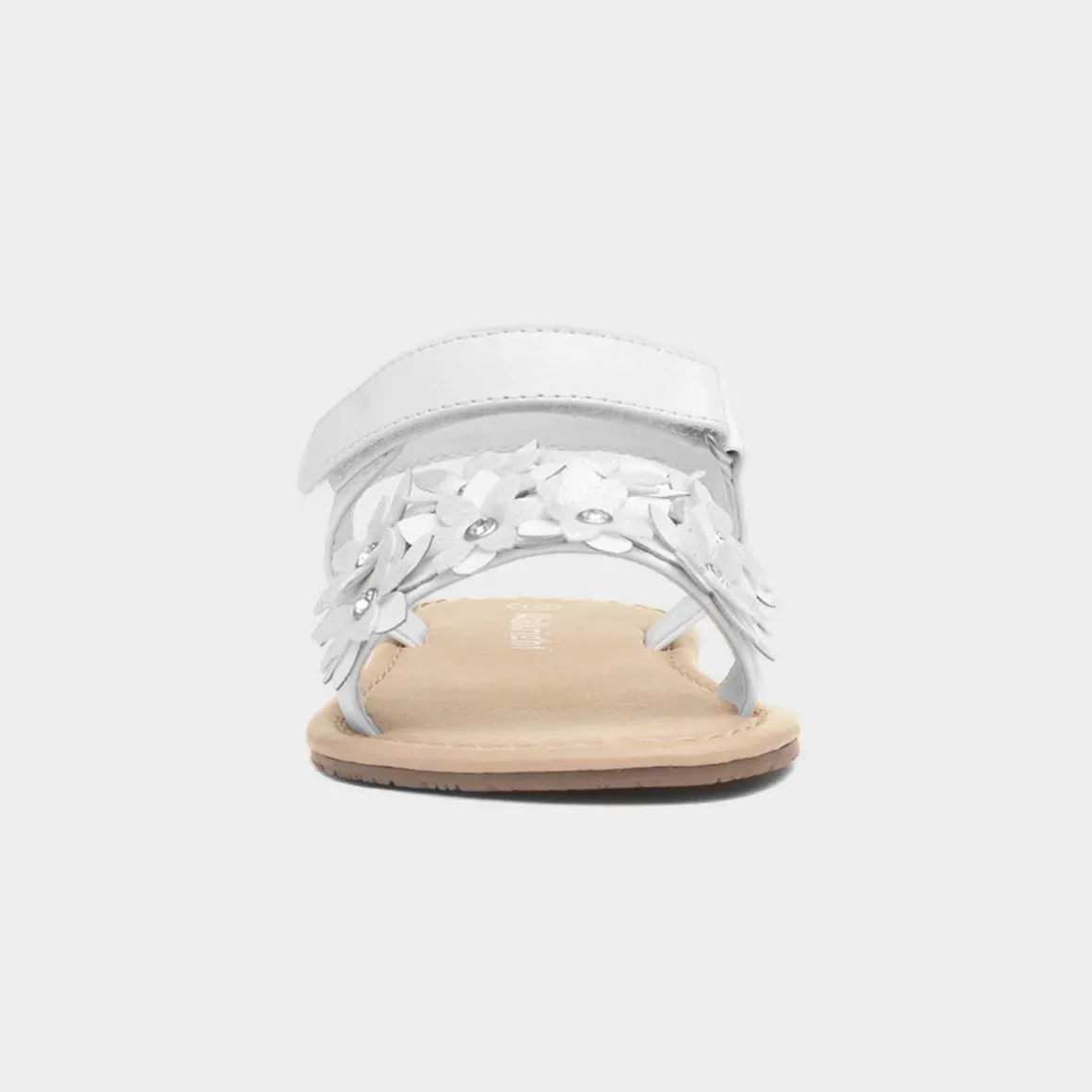 Walkright Faron Girls White Flower Sandal