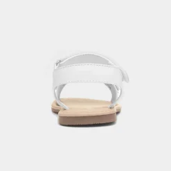 Walkright Faron Girls White Flower Sandal