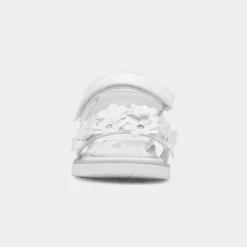 Walkright Florian Girls White Flower Sandal