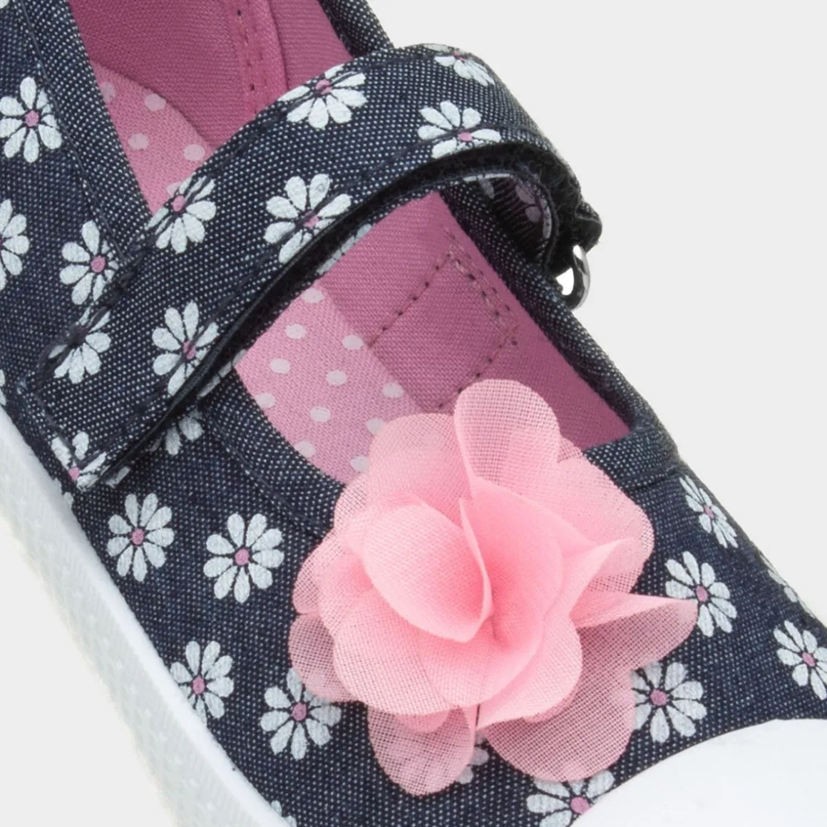 Walkright Girls Multi Easy Fasten Canvas