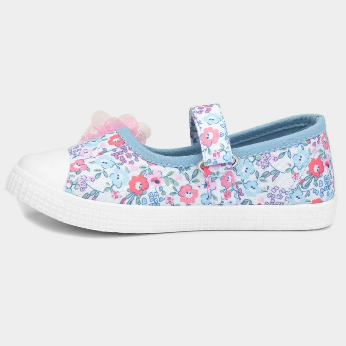 Walkright Girls Multicoloured Floral Canvas