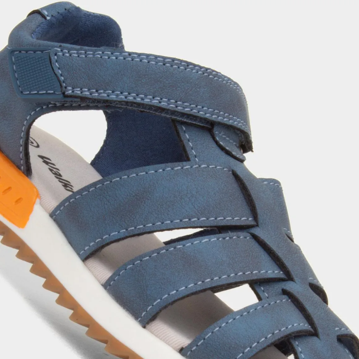 Walkright Hadleigh Boys Blue Closed Toe Sandal