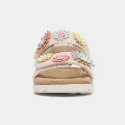 Walkright Heaton Girls Beige Easy Fasten Sandal