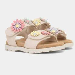 Walkright Heaton Girls Beige Easy Fasten Sandal