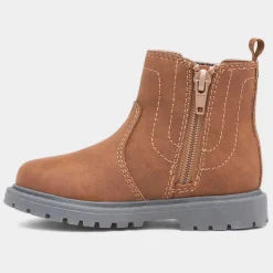 Walkright Jim Boys Tan Chelsea Boot