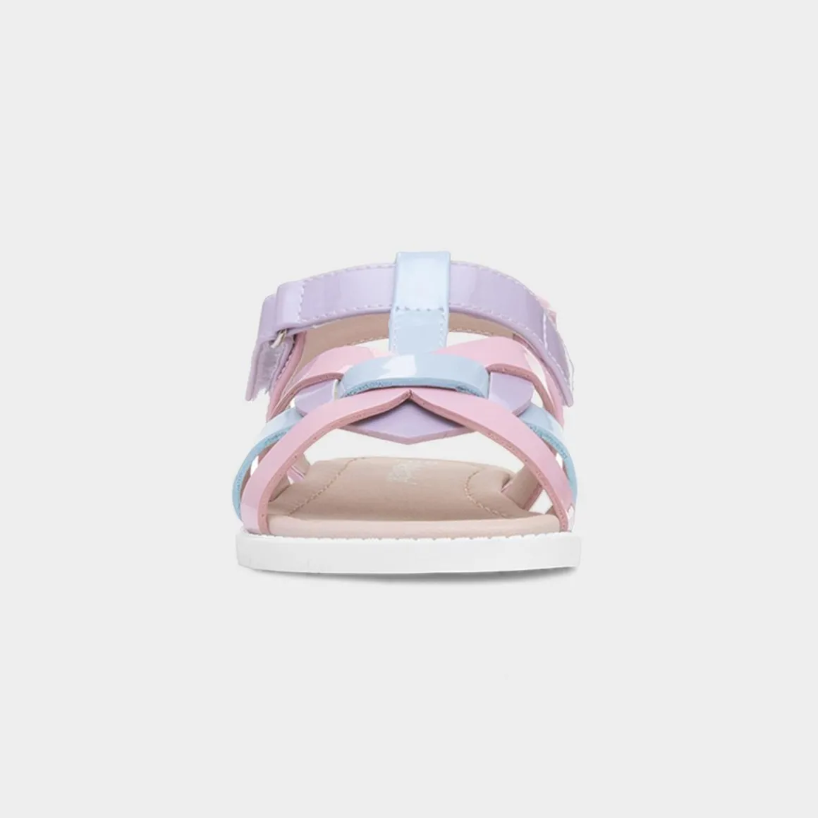 Walkright Layla Girls Multi Pastel Patent Sandal