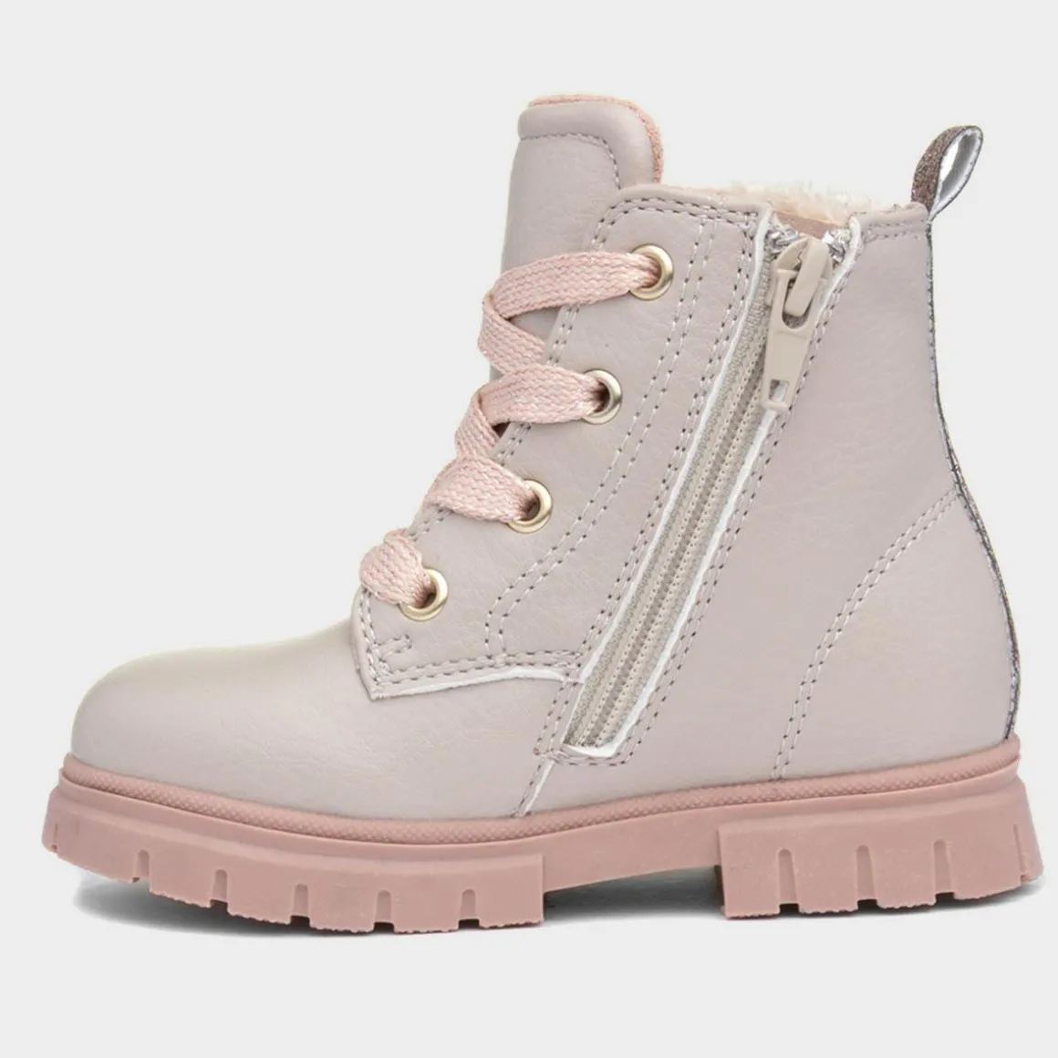 Walkright Lettie Girls Beige Ankle Boot