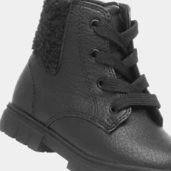 Walkright Lettie Girls Black Ankle Boot