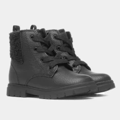 Walkright Lettie Girls Black Ankle Boot