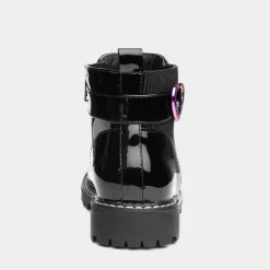 Walkright Liana Girls Black Patent Chelsea Boot