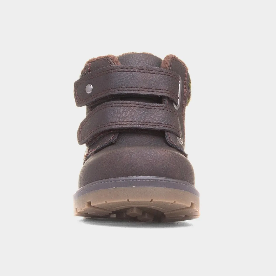 Walkright Lincoln Boys Brown Easy Fasten Boot