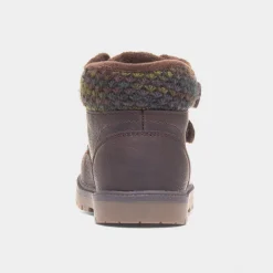 Walkright Lincoln Boys Brown Easy Fasten Boot