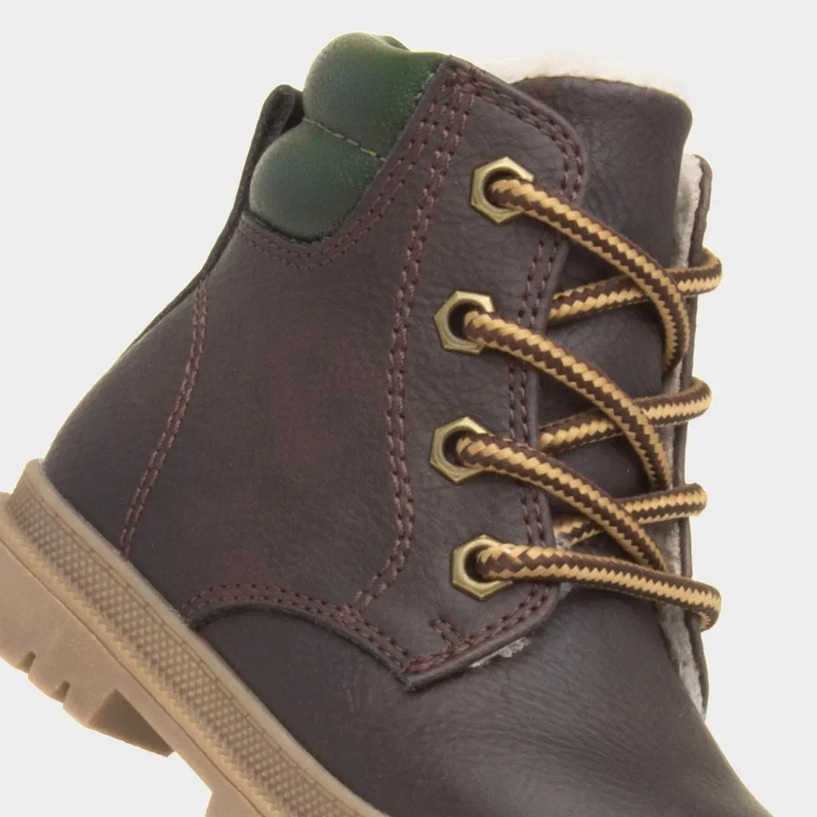 Walkright Logan Boys Brown Lace Up Boot