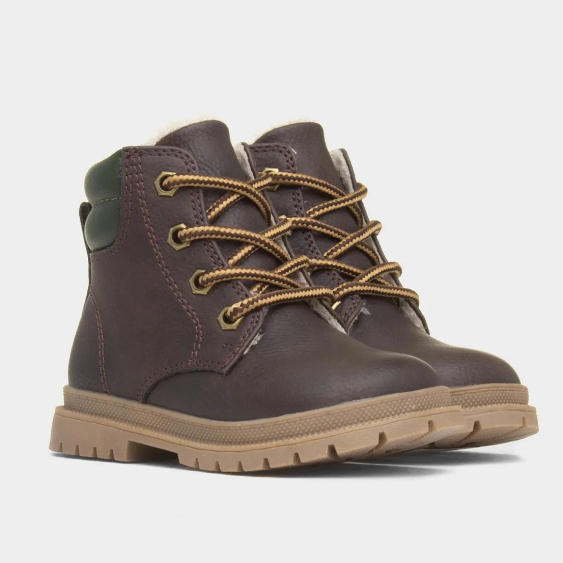 Walkright Logan Boys Brown Lace Up Boot