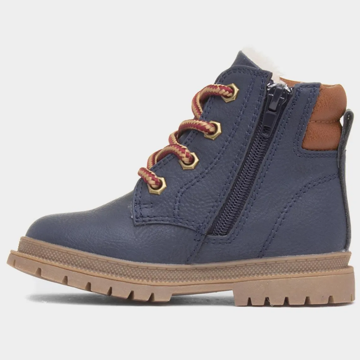 Walkright Logan Boys Navy Lace Up Boot
