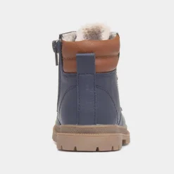 Walkright Logan Boys Navy Lace Up Boot