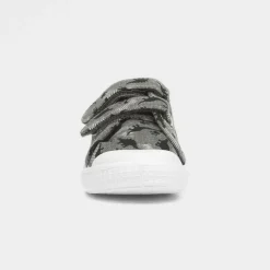 Walkright Lyle Boys Grey Dinosaur Canvas