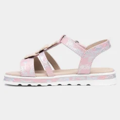 Walkright Rosalie Girls Pink Iridescent Sandal