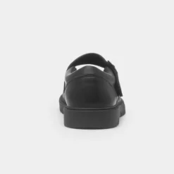 Walkright Severn Girls Black School Shoe