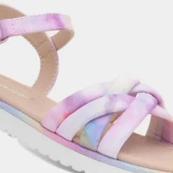 Walkright Ulrika Girls Multi Marble Flat Sandal