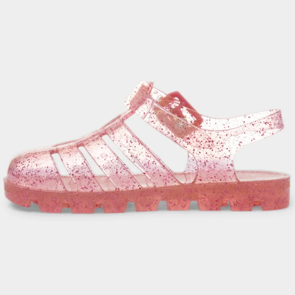 Walkright Weymouth Kids Pink Glitter Jelly Sandal
