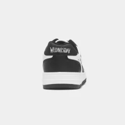Wednesday Kids Black & White Casual Shoe