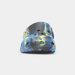 Whitby Boys Black Multi Marble EVA Clog