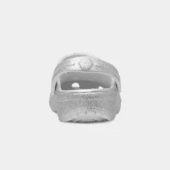 Whitby Girls Silver Glitter EVA Clog