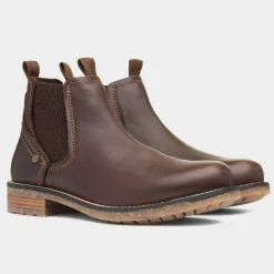 Wrangler Hill Mens Brown Leather Chelsea Boot