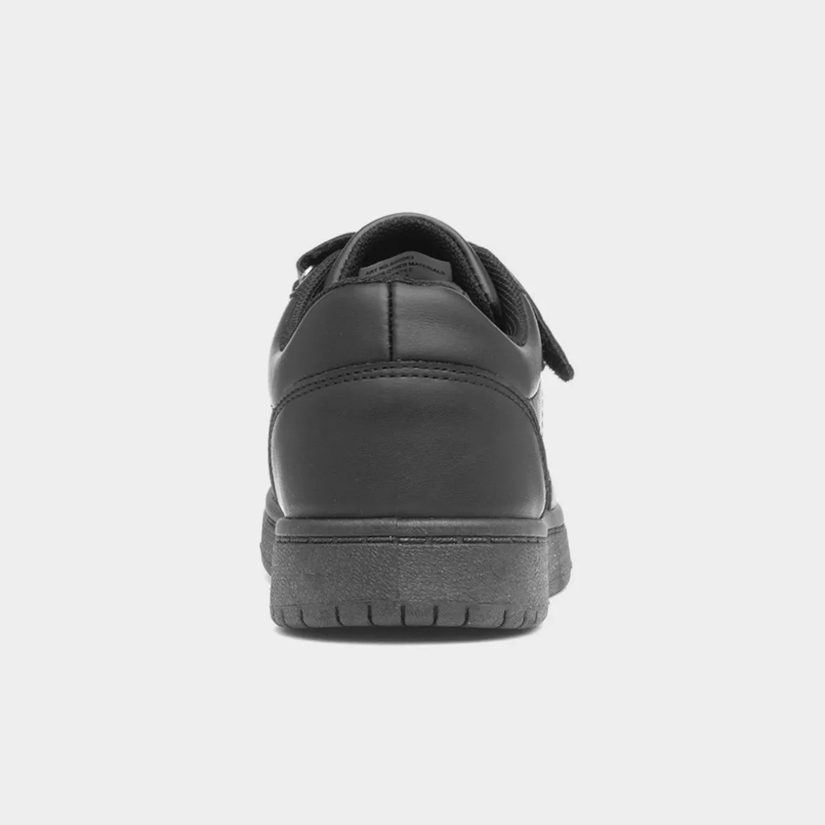 XL Aire Kids Black Easy Fasten Trainer