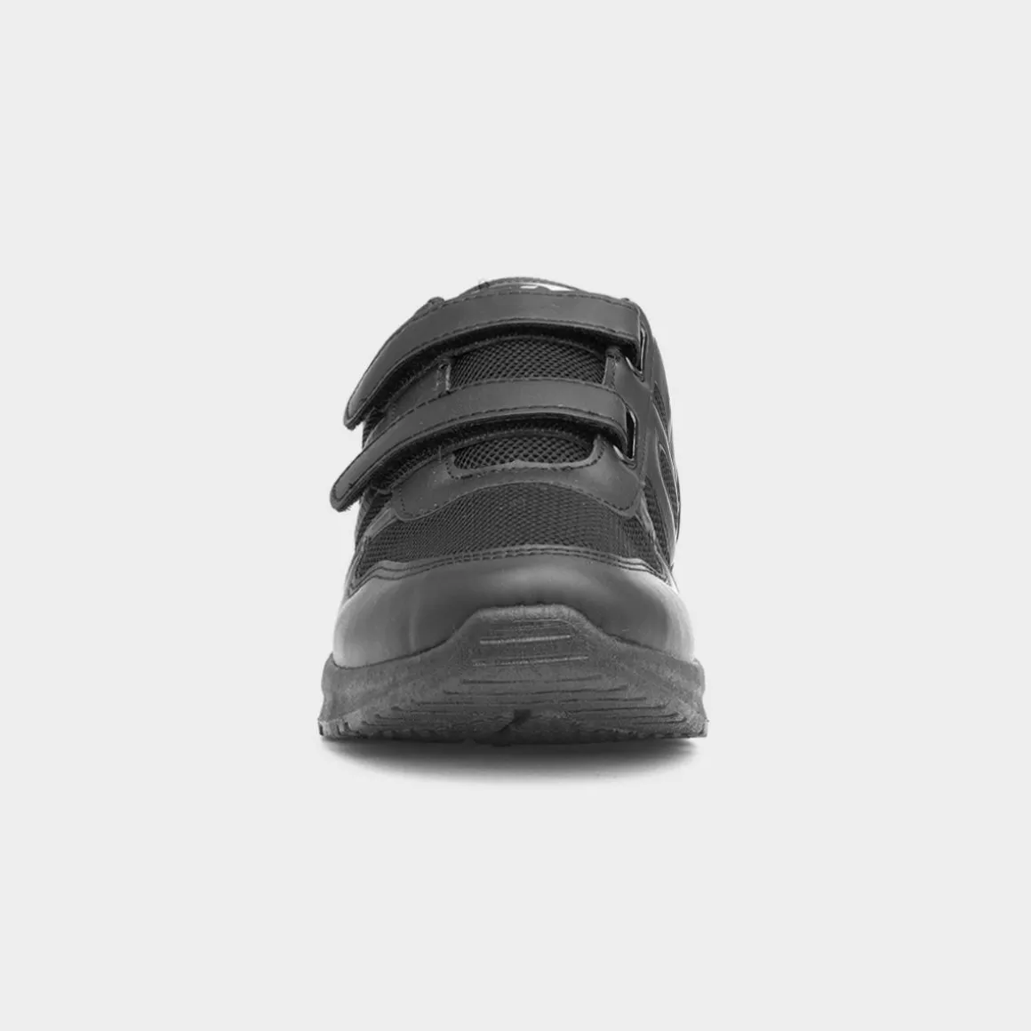 XL Aragon Mens Black Easy Fasten Trainer