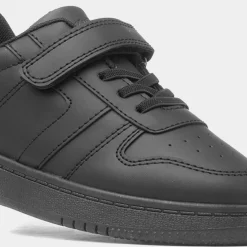 XL Bering Kids Black Easy Fasten Trainer