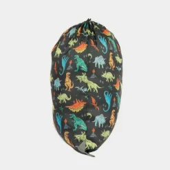 XL Dawley Black Dinosaur Print Plimsoll Bag
