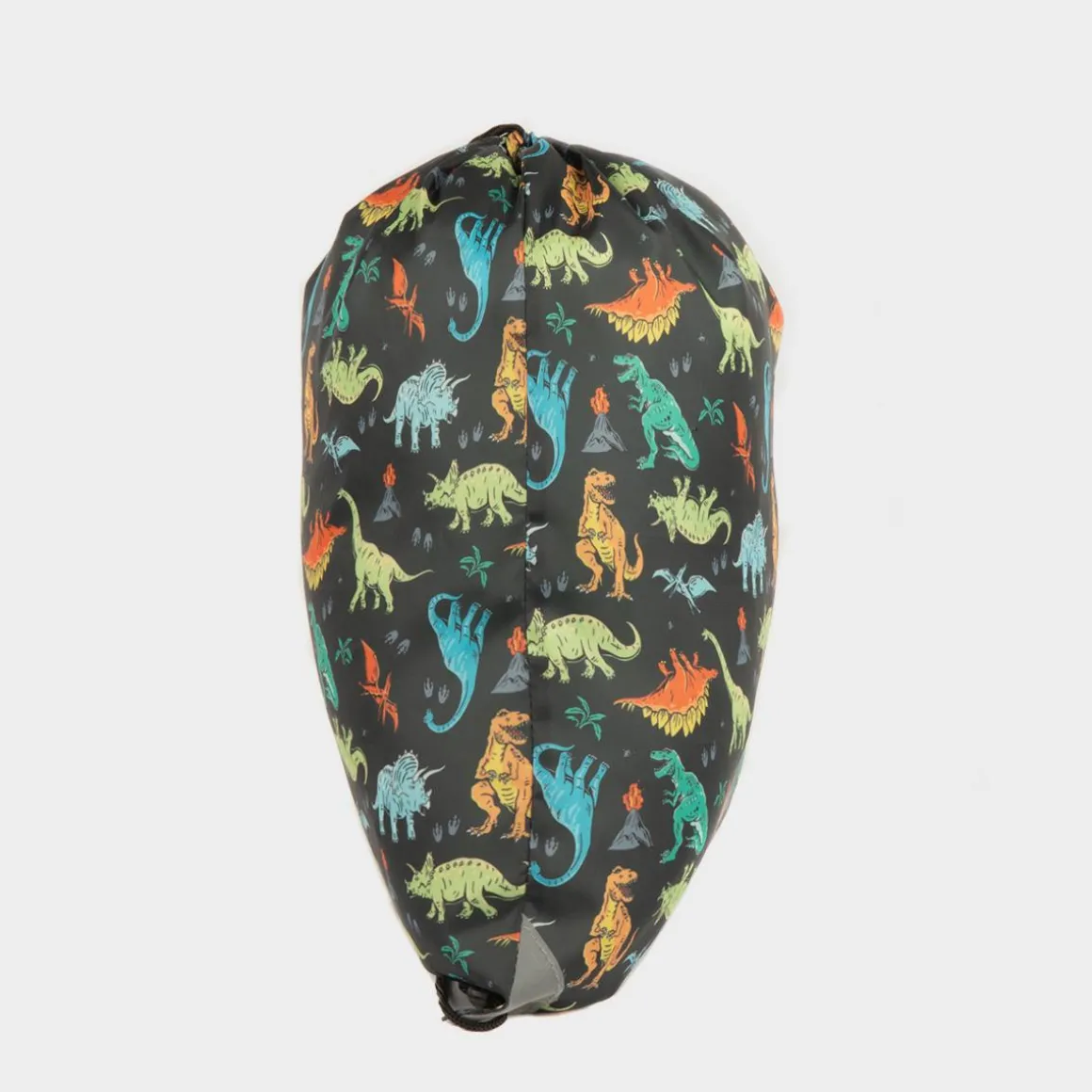 XL Dawley Black Dinosaur Print Plimsoll Bag