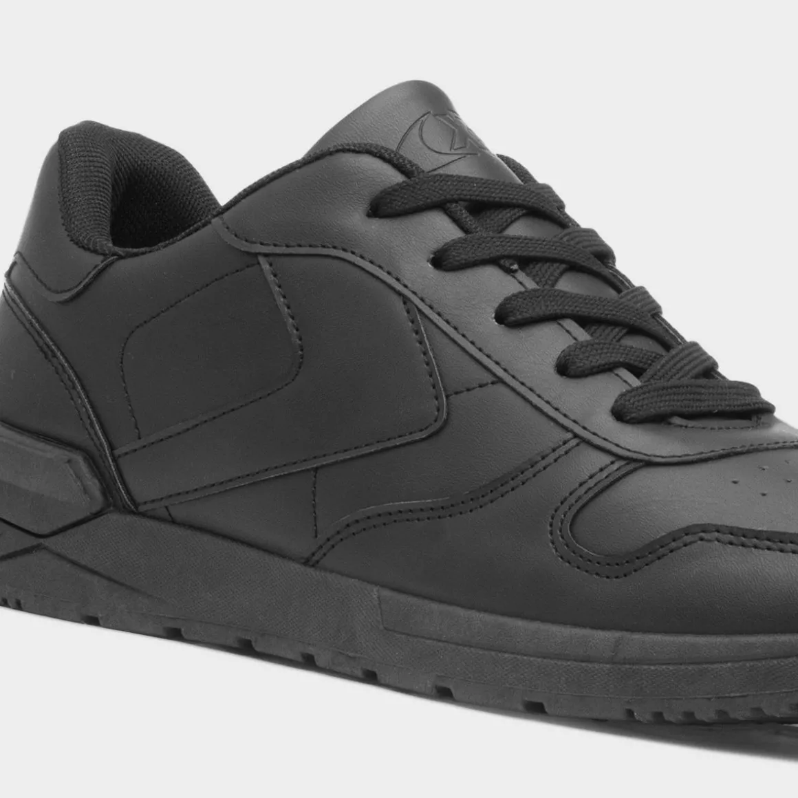 XL Dawlish Mens Black Lace Up Trainer