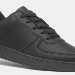 XL Eagley Womens Black Lace Up Trainer