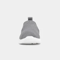 XL Elijah Mens Grey Slip On Canvas Shoe