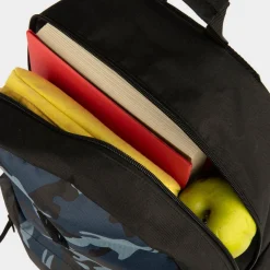 XL Fareham Blue & Multi-Coloured Camo Backpack
