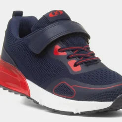 XL Gambia Kids Navy Easy Fasten Trainer