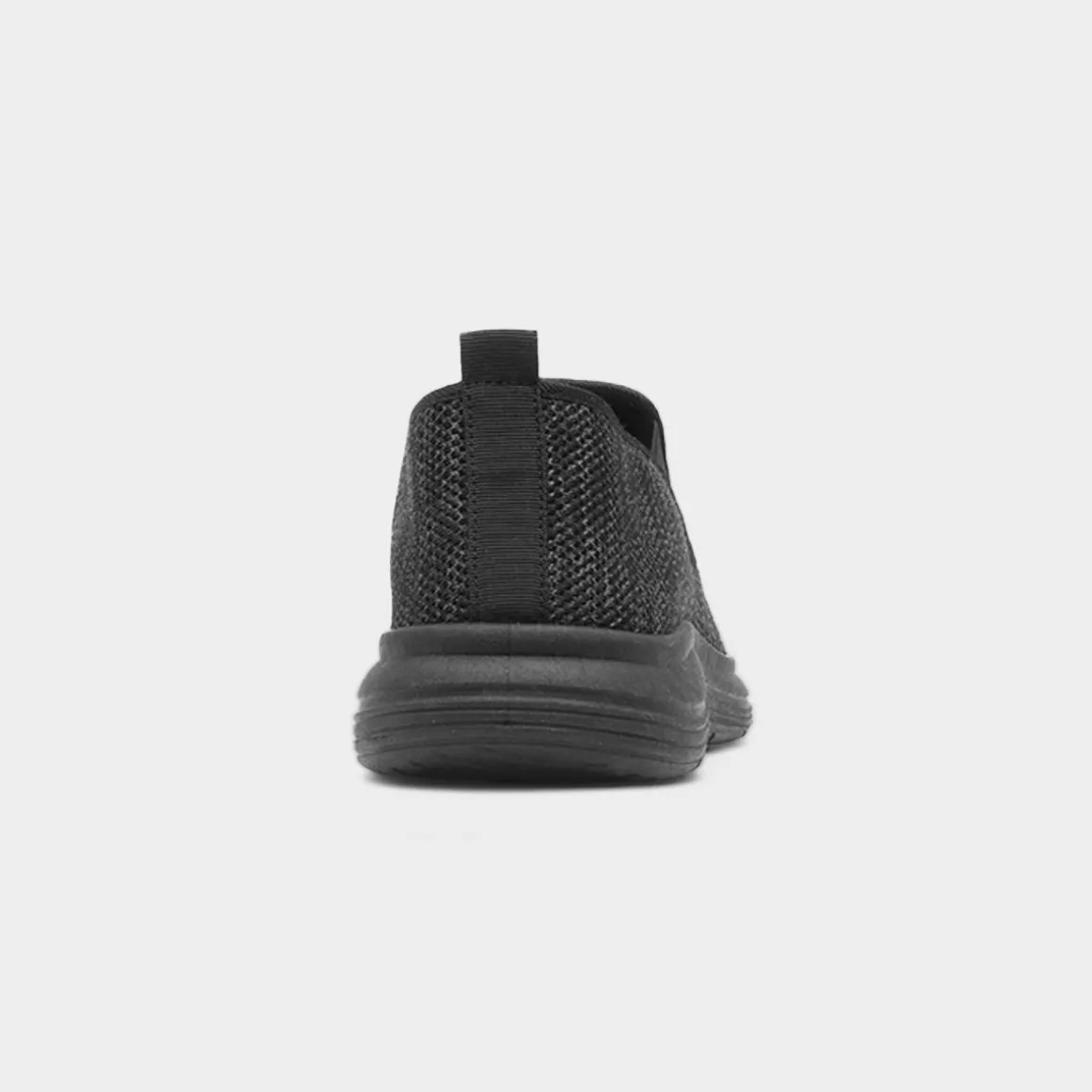 XL Harvey Mens Black Slip On Casual Shoe
