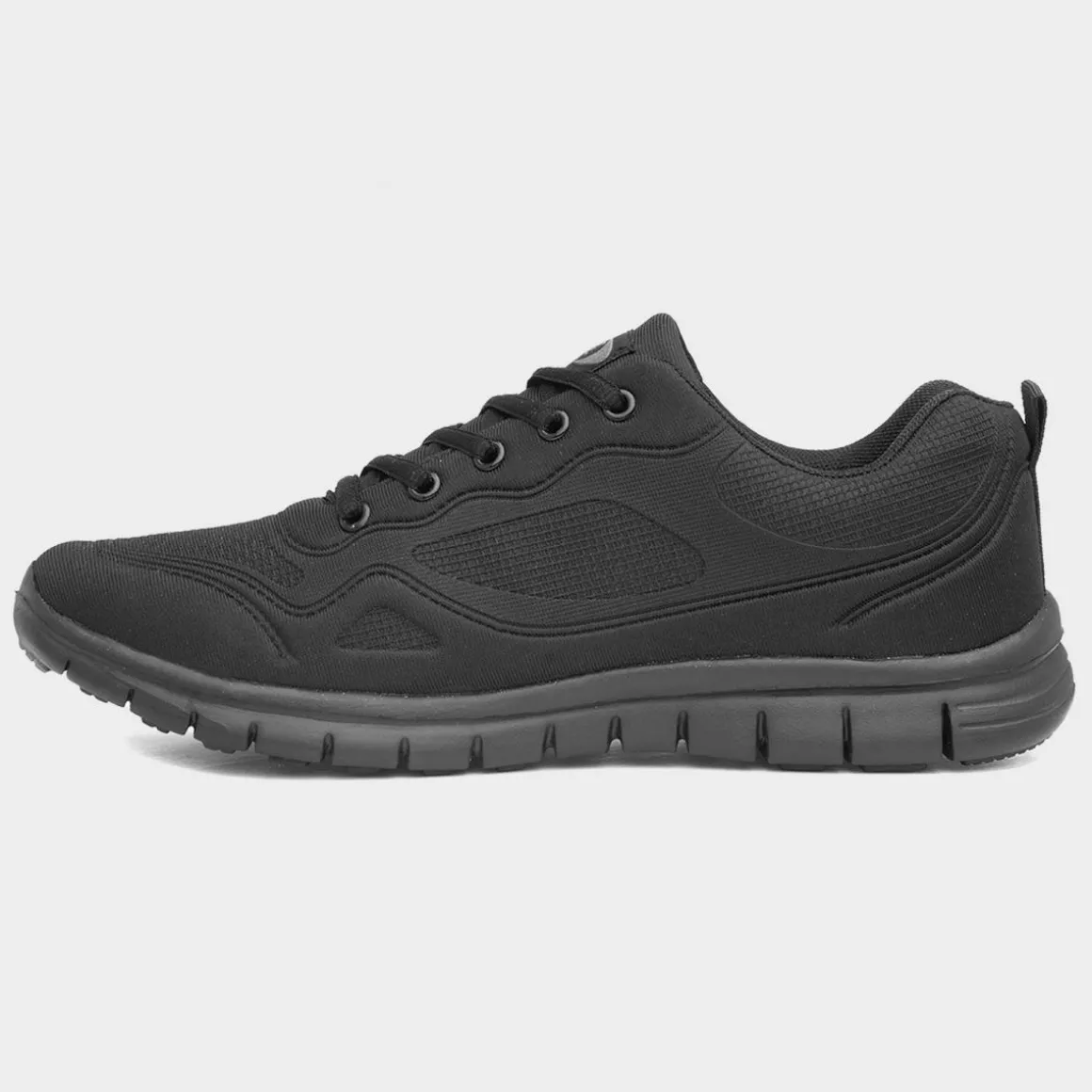 XL Hayeswater Mens Black Lace Up Trainer