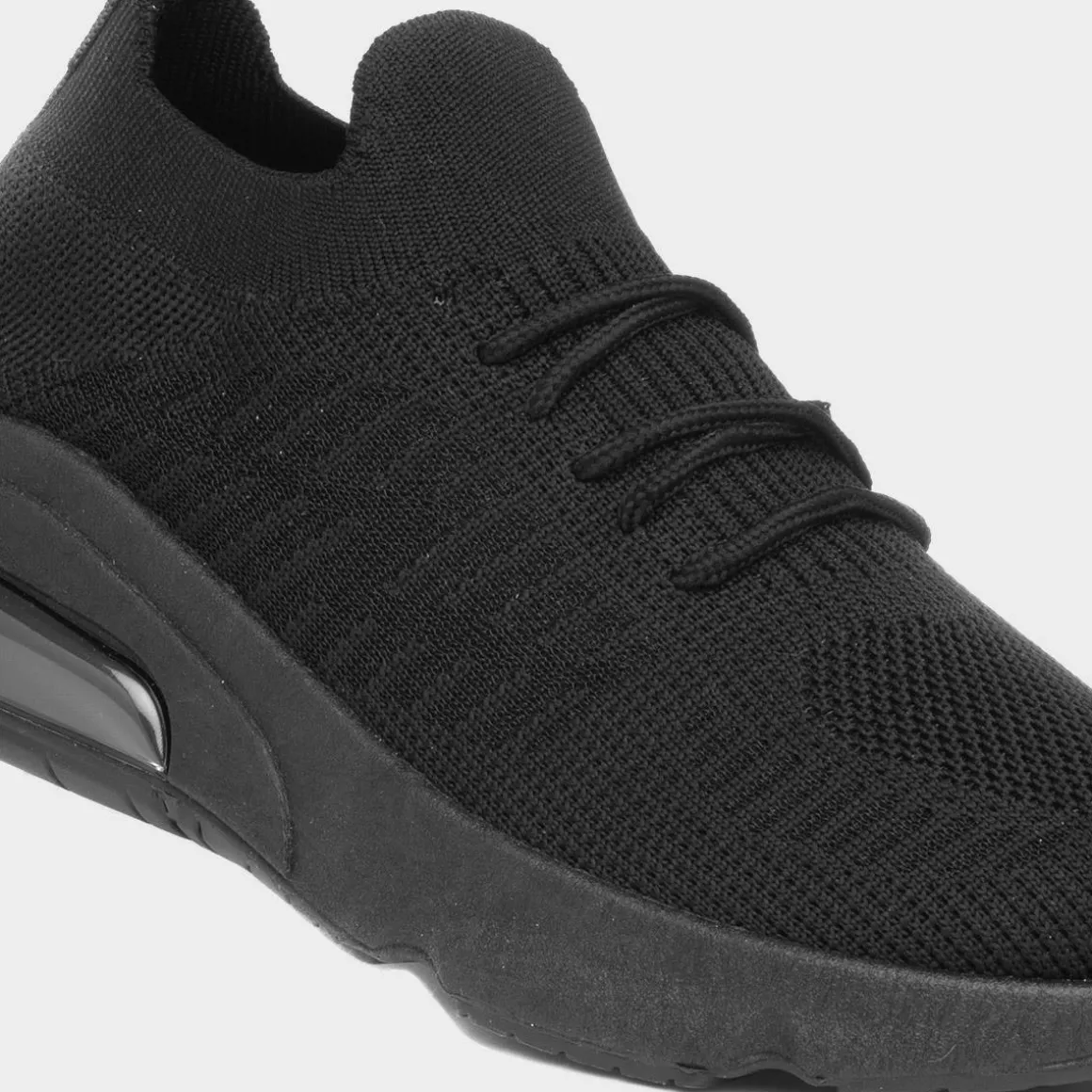 XL Loire Womens Black Slip On Trainers