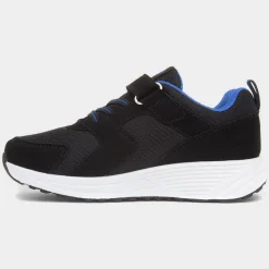 XL Lomond Kids Black Easy Fasten Trainer